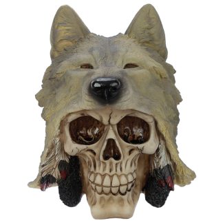 Caveira com Capuz de Lobo