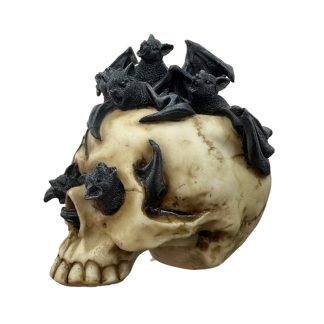 Caveira com Morcegos