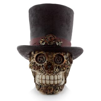 Caveira Steampunk com Cartola
