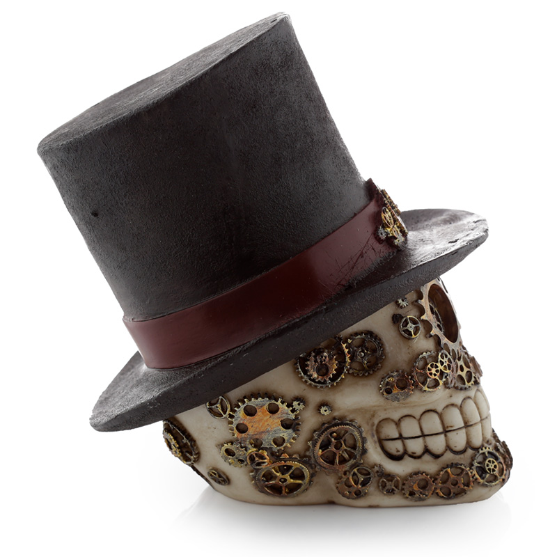 Caveira Steampunk com Cartola