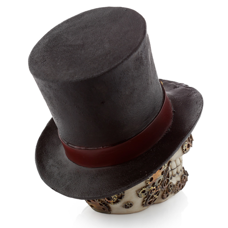Caveira Steampunk com Cartola