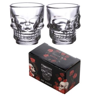 Copos Shot Caveira - 2 unidades