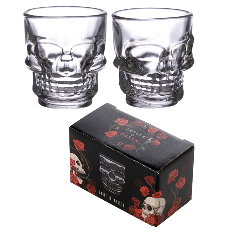 Copos Shot Caveira - 2 unidades