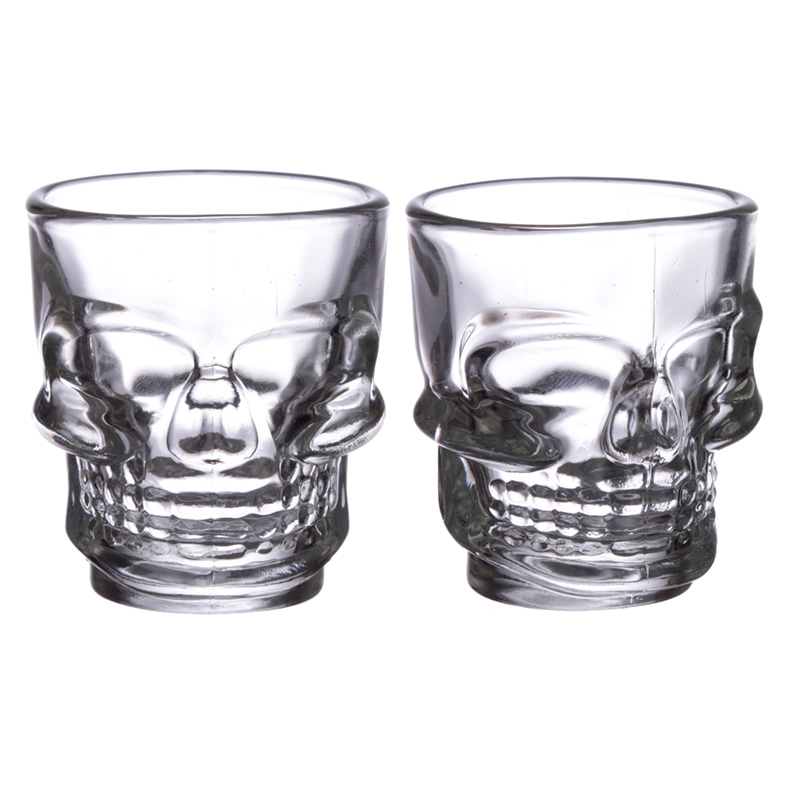 Copos Shot Caveira - 2 unidades