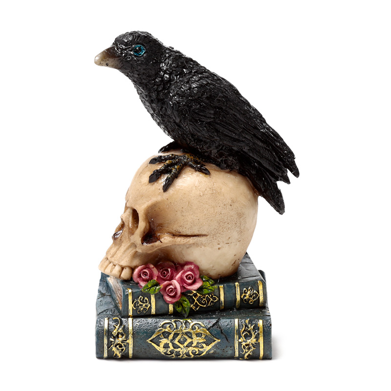 Corvo sobre Caveira e Livros