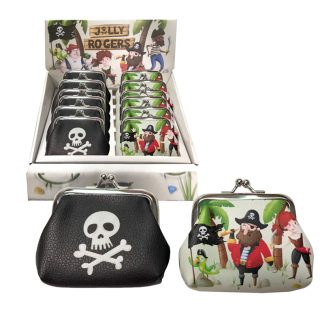 Porta-moedas Piratas Jolly Rogers